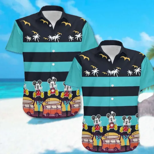 Discover Mickey Aloha Hawaiian Shirt for Summer