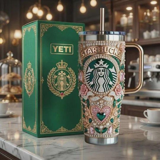 Discover 3D printed Starbuckss stainless steel insulated mug with handle (No Box, Only Tumbler)