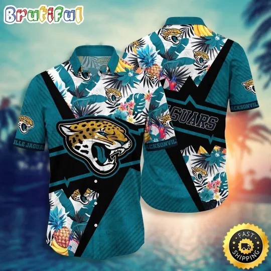 Discover Personalized Jacksonville Football Jaguarss Team Hawaiian Shirt Button Down