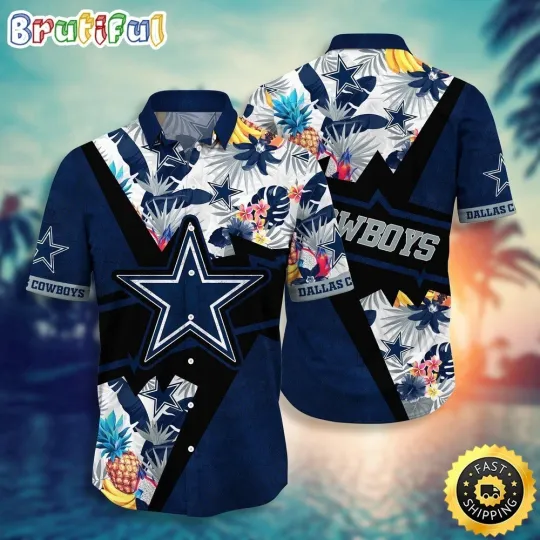 Discover Dallas Football Cowboyss Team Hawaiian Shirt Button Down Unisex