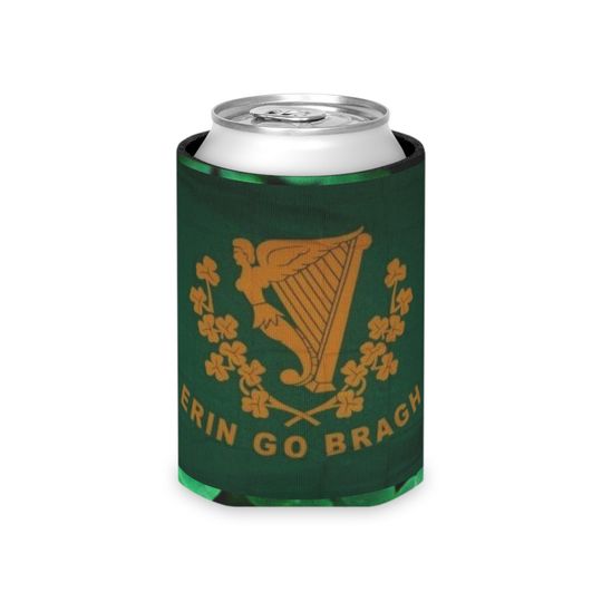 Discover Erin Go Bragh Irish Harp St. Patrick's Day Can Cooler