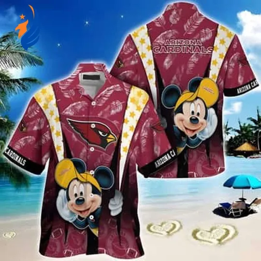 Discover Disney Arizonna Football Team Cardinalss Hawaiian Shirt