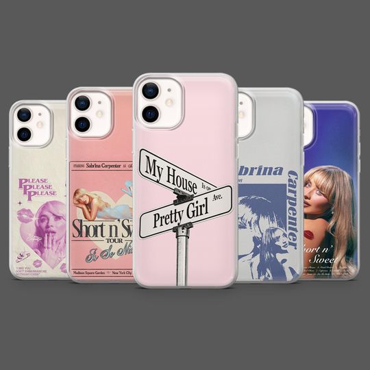 Discover Sabrina Carpenter Phone Case Espresso Music Cover for iPhone 17Pro, 16, 15, 14, 13, 12, Samsung S26, S25, S24, S23, A17,A26,A57, Pixel 10, 9