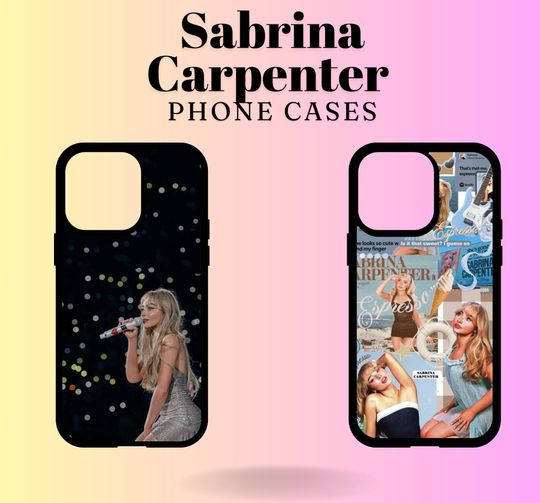Discover Sabrina Carpenter Phone Case, Sabrina Carpenter Collage Cover for iPhone 15 Pro Max 14 13 12 11 Xr X 8 7 Samsung S24 Ultra, Expresso Gift