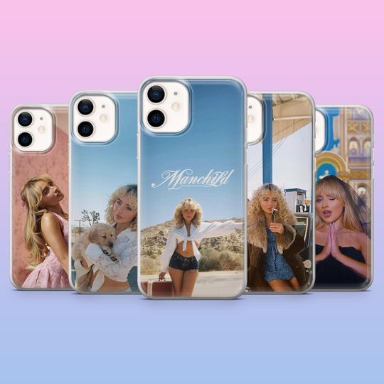 Discover Sabrina Carpenter Phone Case Pop Star Sweet n Short Cover for iPhone 17, 16, 15, 14, 13, 12, Samsung S25, S24, S23, S22, A16, A26,Pixel 10,9