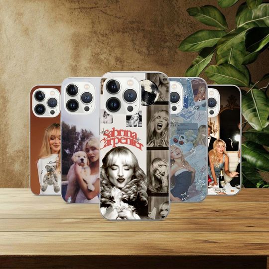 Discover Sabrina Carpenter Phone Case Pop Star Cover For iPhone 17Pro, 16, 15, 14, 13, 12, Samsung S25, S24, S23Fe, S22, A16, A26, A56, Pixel 10,9Pro