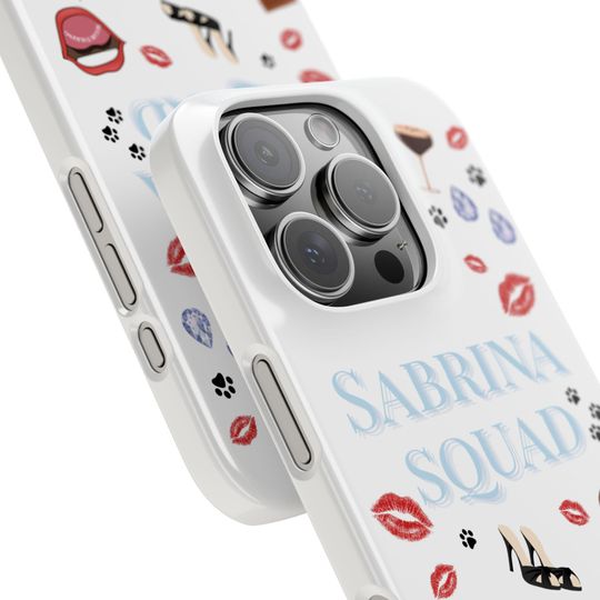 Discover Sabrina Carpenter Inspired iPhone Case | Slim Protective Cover for iPhone 13, 14, 15, 16 Pro