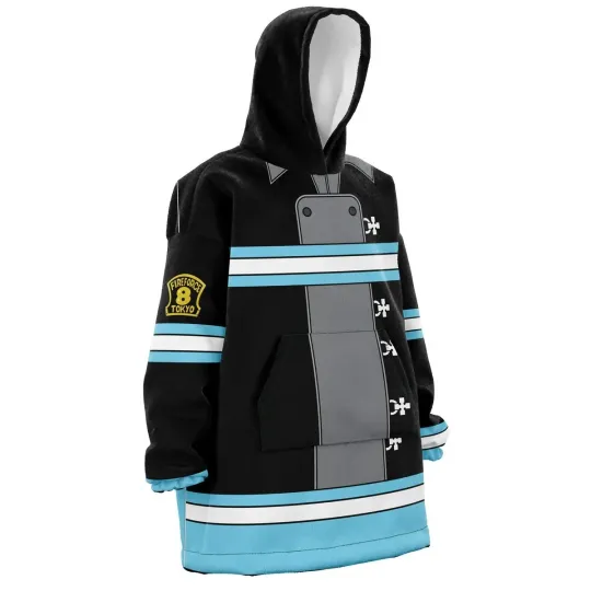 Discover Firre Force Hoodie Blanket Oversized Wearable Soft Warm Cozy Anime Gift