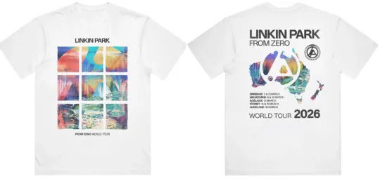 Linkin Park From Zero World Tour 2026 Venue Tee Australia T Shirt