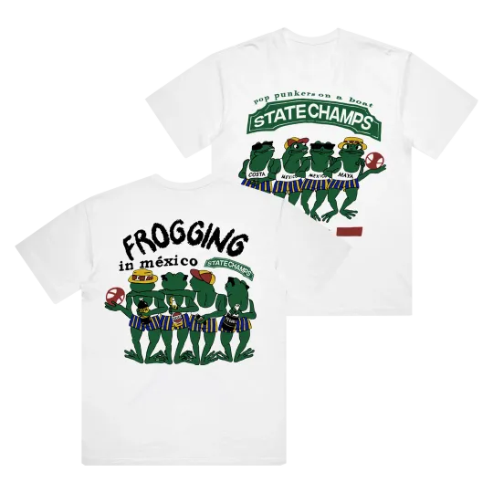 Discover State Champs Around the World and Back 10 Year Anni Tour 2026 Senor Frog T-shirt