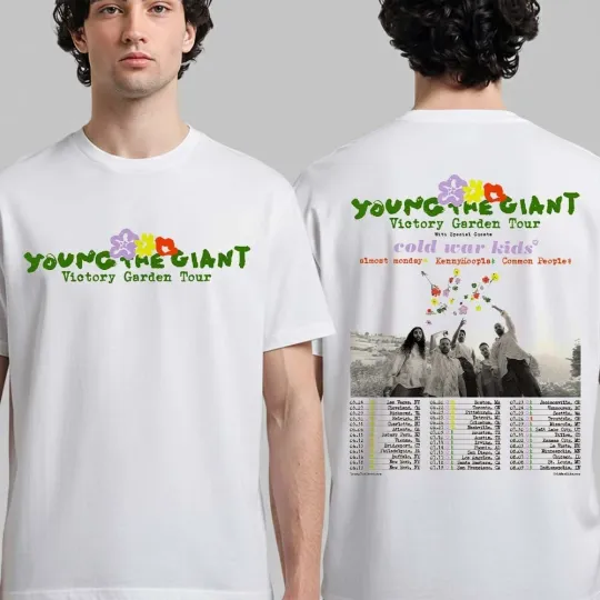 Young The Giant Victory Garden Tour 2026 North America Tour T-shirt