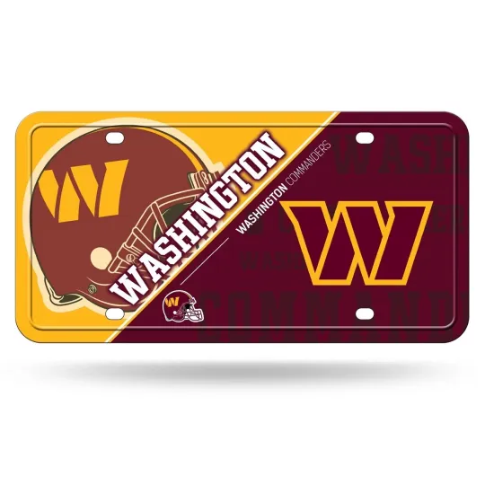 Washington Football Commanderss Team License Plate