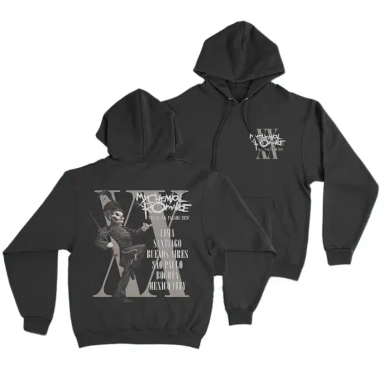 Hot!!1 My Chemical Romance The Black Parade 2026 Tour South America Hoodie