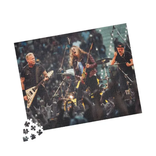 Discover Metallica 'Live' Jigsaw Puzzle - Concerts, Live Shows, Bands, Music Souvenirs