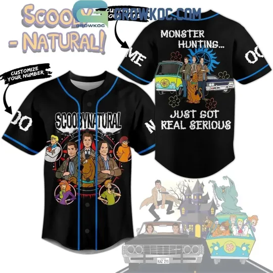 Personalized Supernatural Scooby Doo Baseball Jersey