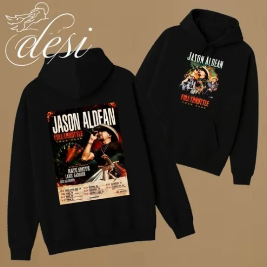 Jason Aldean Full Throttle Tour 2026 Hoodie