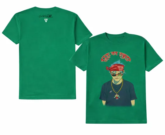 Gorillaz Band The Mountain Tour 2026 2-D Merch T-shirt