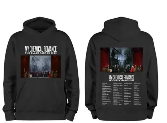 My Chemical Romance The Black Parade 2026 Tour Hoodie