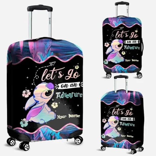 Personalized Disney Lilo & Stitch Luggage Cover