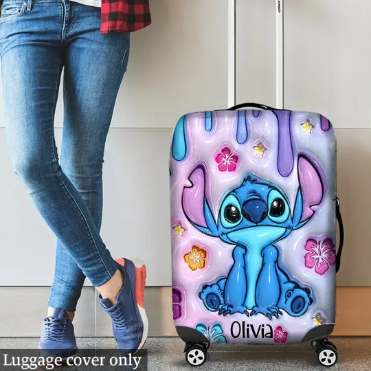 Personalized Disney Lilo & Stitch Luggage Cover