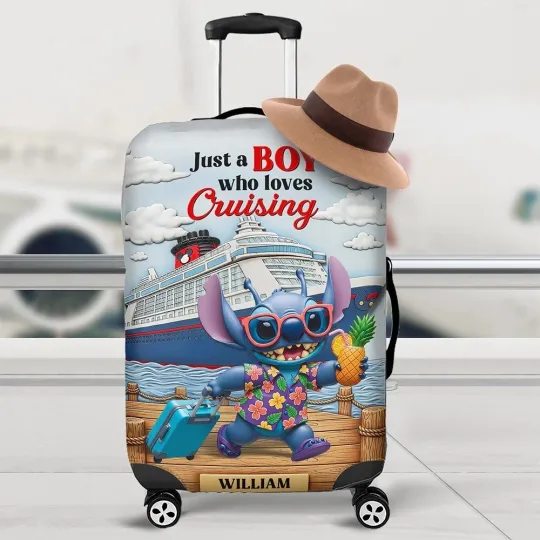 Personalized Disney Lilo & Stitch Luggage Cover