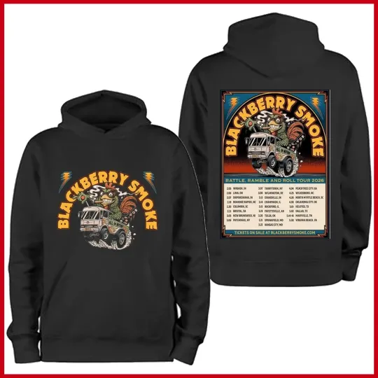 Blackberry Smoke Rattle, Ramble And Roll Tour 2026 Hoodie