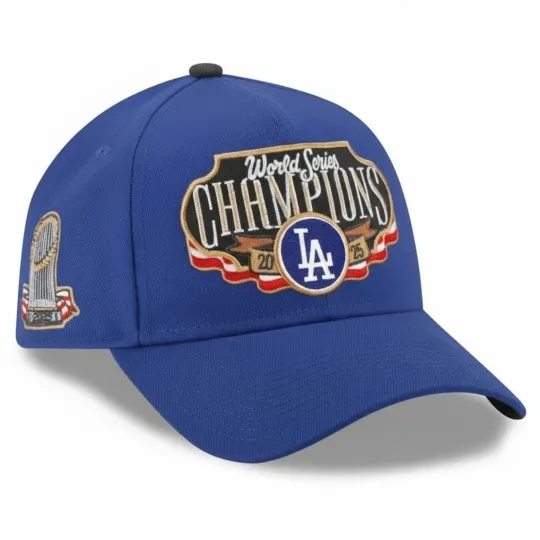 LA Dodgers World Series 2025 Embroidered Baseball Cap