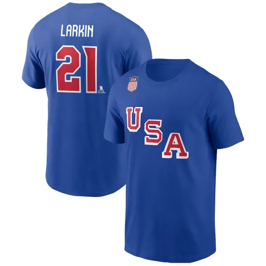 Royal's USA Hockey 2026 #21 Larkin  T-Shirt