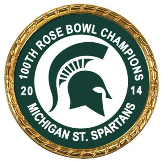 Tribute Coin 2014 Michigan State Spartans 100th Rose Bowl Game Champions