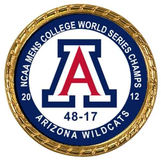 Arizonna Wildcats 2012 Men's World Series Champions Tribute Coin