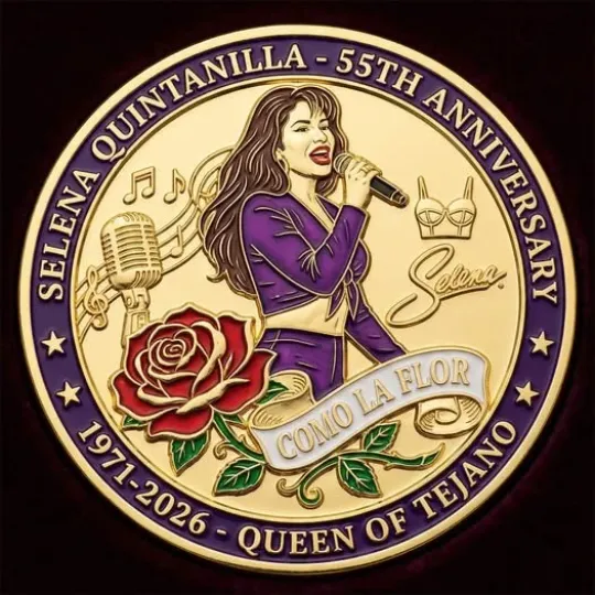 Selena Quintanilla 55th Anniversary Coin