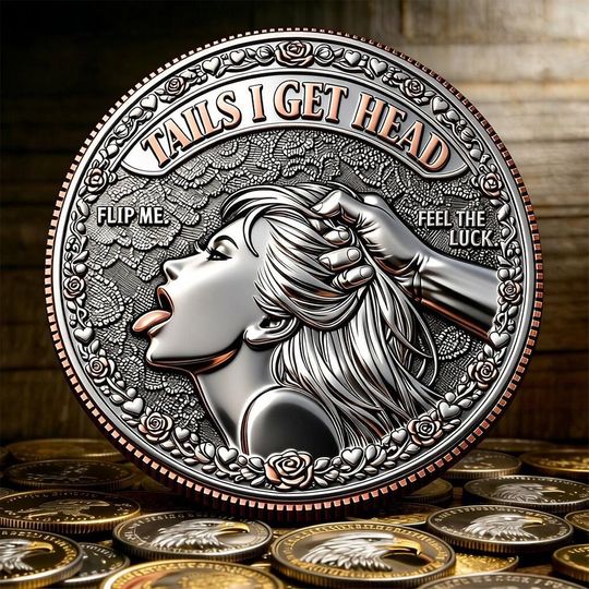 Discover Couple Challenge Coin Set ,Couple Coin ,Couples Decision Coin Funny Date Night Flip Coin Playful Adult Gift for Lovers