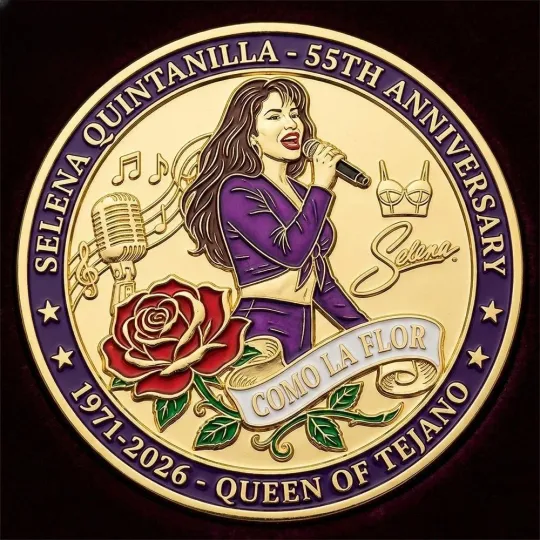 Selena Quintanilla 55Th Anniversary Commemorative Coin 2026
