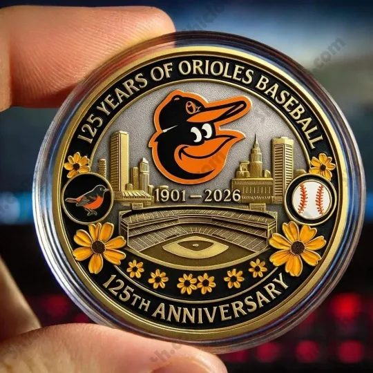 Orioles 125th anniversary Commemorative Coin