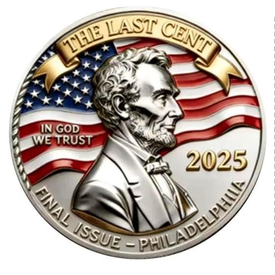 Discover 3D US Last Penny Lincoln Cent Historical Commemorative Collectible Hobo Nickel Crafts Art Coin