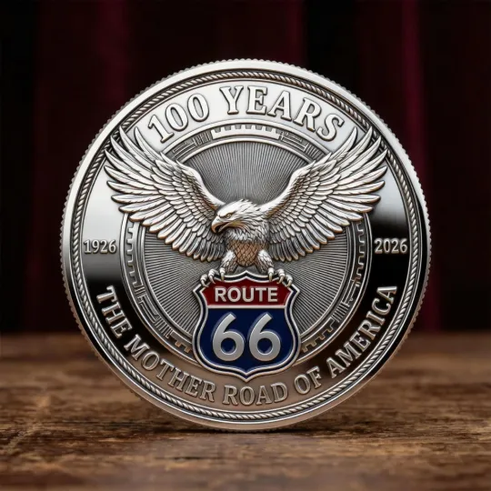 Discover Route 66 Freedom Commemorative Coin