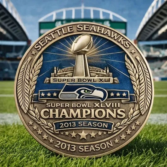 Seahawks 50th Anniversary Coin