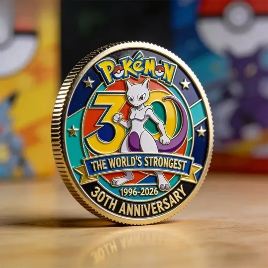 PKM 30Th Anniversary Legacy Collection Challenge Coin