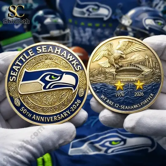 Seahawks 50th Anniversary Commemorative Coin