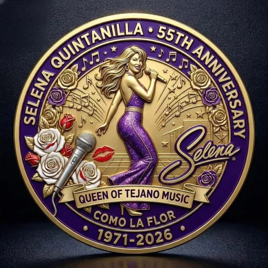 The 55th birthday of Selena Quintanilla, in 2026 commemorates coin
