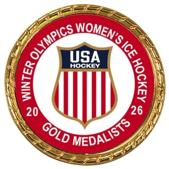 Discover Tribute Coin 2026 Winter Olympics Team USA Women's Ice Hockey Gold Medalist