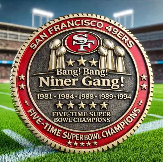 49ers Coin 80th Anniversary 1946-2026