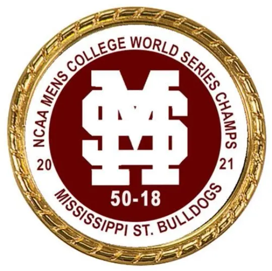 Discover Tribute Coin Mississippi State Bulldogs 2021 College World Series Championship