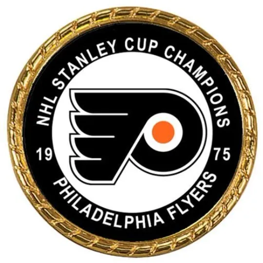 Discover Tribute Coin Philadelphia Flyers 1975 Stanley Cup Champions Championship