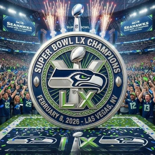 Football Super Bowl LX Champion Coin