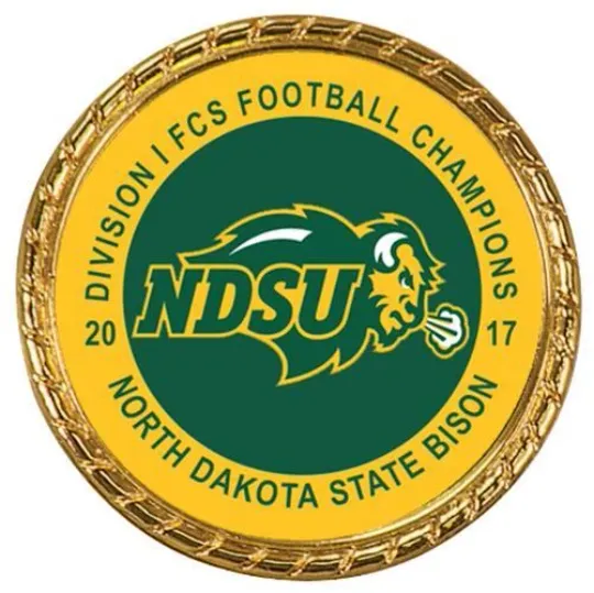 Discover Tribute Coin North Dakota State NDSU Bison 2017 FCS Football National Champions Double Sided