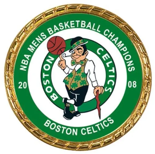 Discover Tribute Coin Boston Celtics 2008 NBA Basketball Champion Double Sided
