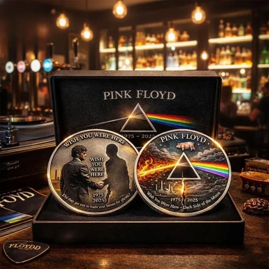 Pink Floyd Wish You Were Here 50Th Anniversary Collector Coin