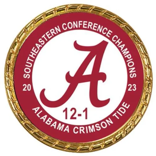 Discover Tribute Coin Albm Crimson Tide Football 2023 SEC Champions Championship
