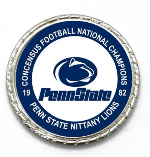 Discover Tribute Coin Penn State Nittany Lions 1982 1983 Football National Champions